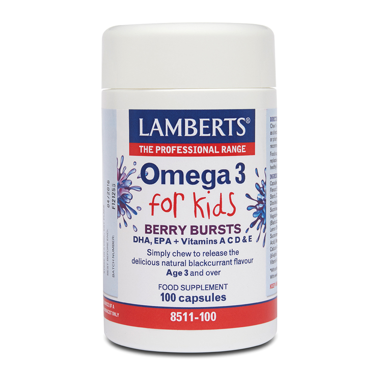 Lamberts Omega 3 for Kids Berry Burst 100 caps